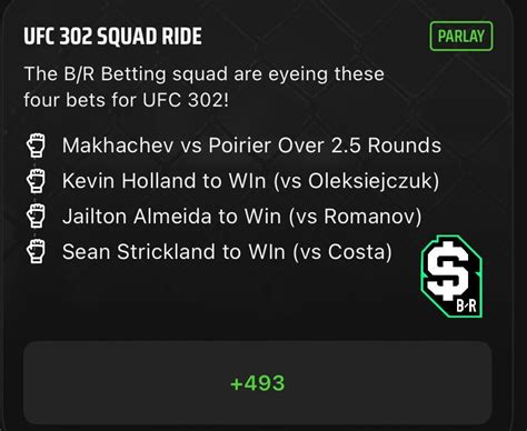 ufc parlay bet|UFC Betting .